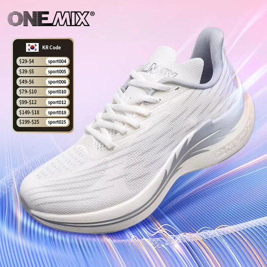 Onemix New Breathable Speed Running Shoes Men