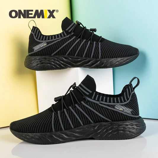 ONEMIX Waterproof Running Shoes for Men Breathable