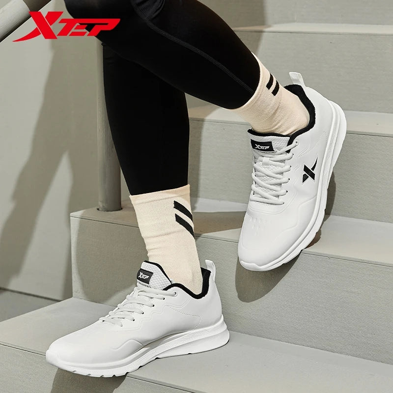 Xtep 9839 Two Cotton Version Cotton Shoes For Men  Winter Soft Sports Shoes Comfortable Stability Sneakers 876419370045