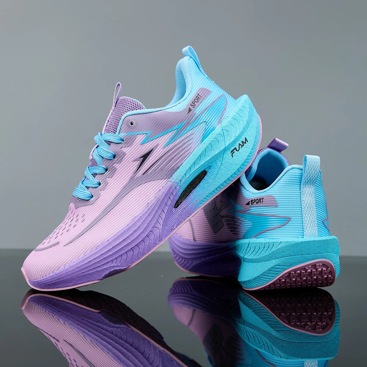 Men Sports Running Shoes Casual Marathon Breathable Lightweight