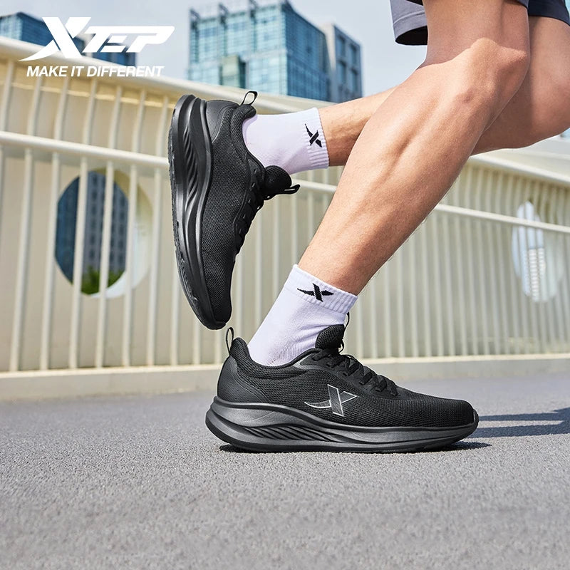 Xtep Running Shoes For Men 2026 Summer Breathable Mesh Shoes Soft-soled Shock Absorbing Lightweight Sports Shoes 875419110053