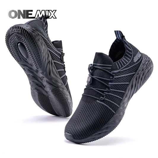 ONEMIX Waterproof Running Shoes for Men Breathable
