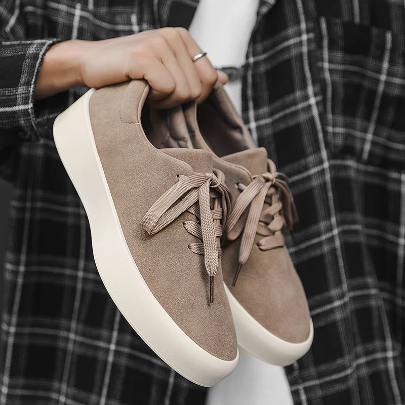 Men's shoes, niche style, versatile, work sports style, casual board shoes