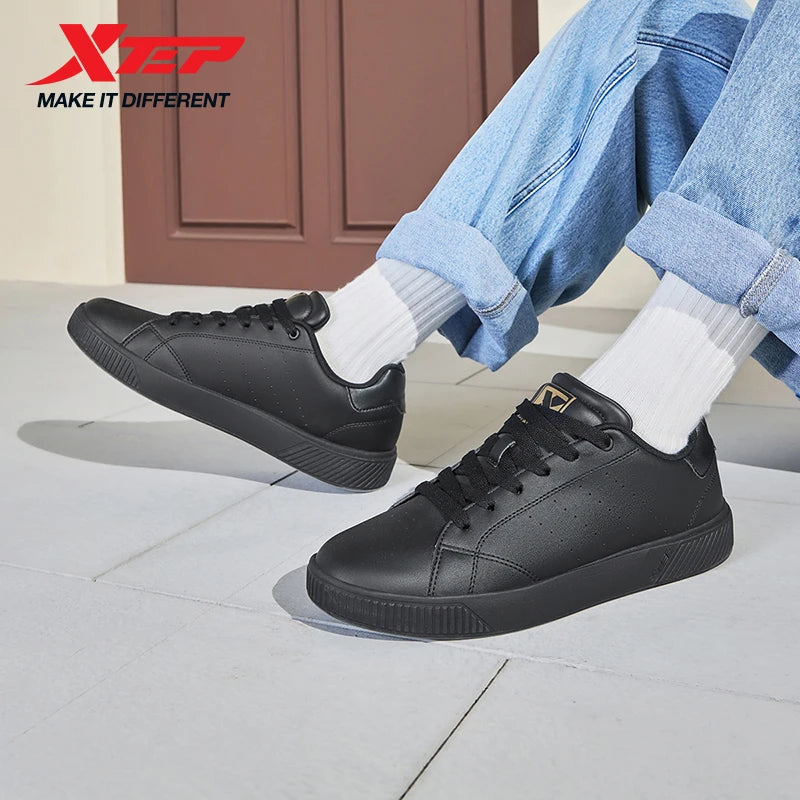Xtep Skateboarding Shoes For Men Comfortable Quick-Drying Sweat-Absorbing
