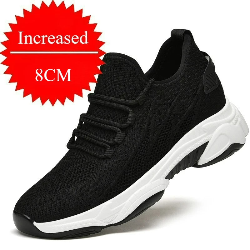 Men's Shoes 10cm Height Increase Sneakers Outdoor Breathable Casual Shoes