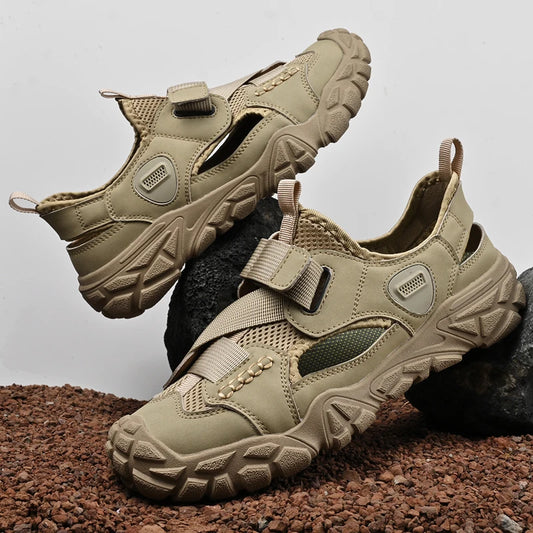 Outdoor Men's Hollow Out Casual Shoes Breathable and Soft Men Sneakers