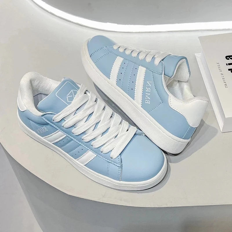 Men Shoes Color Blocking Pink Lovers Sneakers New  Blue Casual Shoes Thick Bottom Trendy Shoes Sneakers for Men Zapatos Casuales