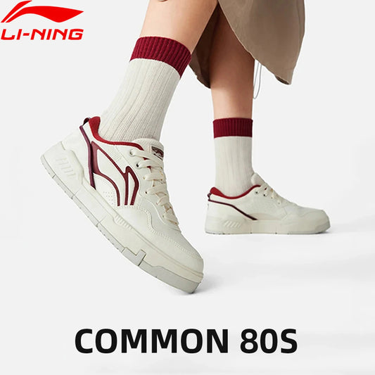 Li-Ning Women's COMMON 80S Walking Shoes DUAL CUSHION Soft Rebound Comfortable