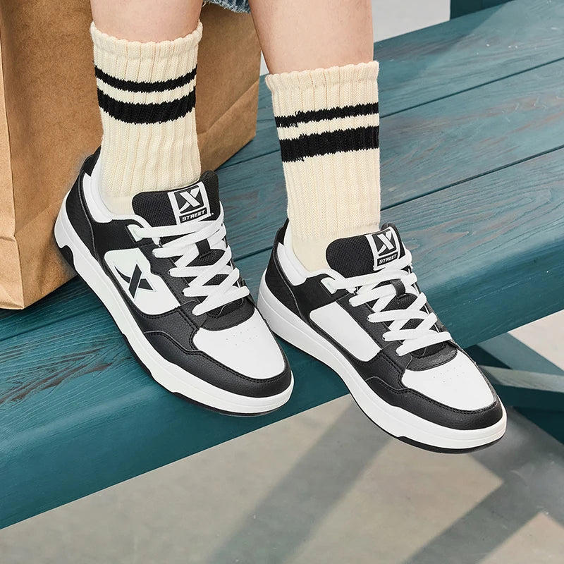 Xtep Skateboarding Shoes For Women  Winter Wear-Resistant Skate Shoes