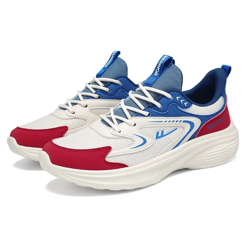 Summer Lightweight Running Shoes Soft Bottom Breathable Casual Thin Style Shock Absorption Student Sports Sneakers