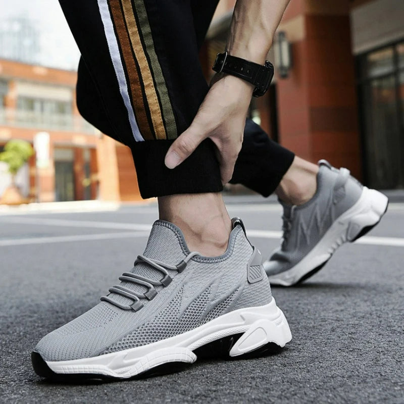 Men's Shoes 10cm Height Increase Sneakers Outdoor Breathable Casual Shoes