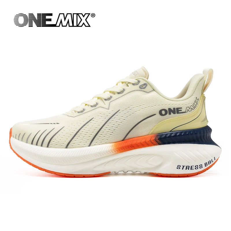 ONEMIX New Cushioning Running Shoes For Men Suitable Heavy Runners