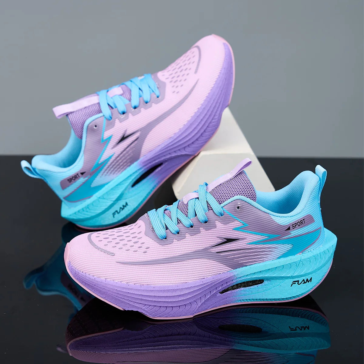 Men Sports Running Shoes Casual Marathon Breathable Lightweight