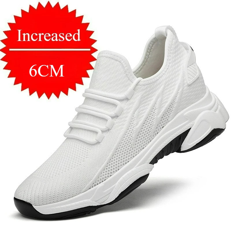 Men's Shoes 10cm Height Increase Sneakers Outdoor Breathable Casual Shoes