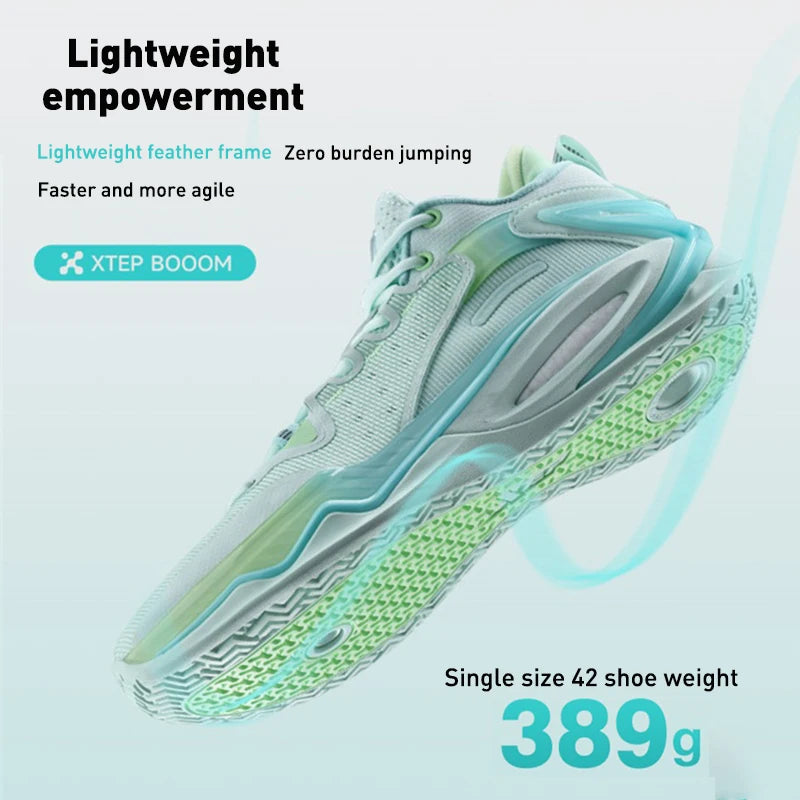 Xtep Light Attack 2.0 V3 Basketball Shoes For Men  Spring Wear-Resistant