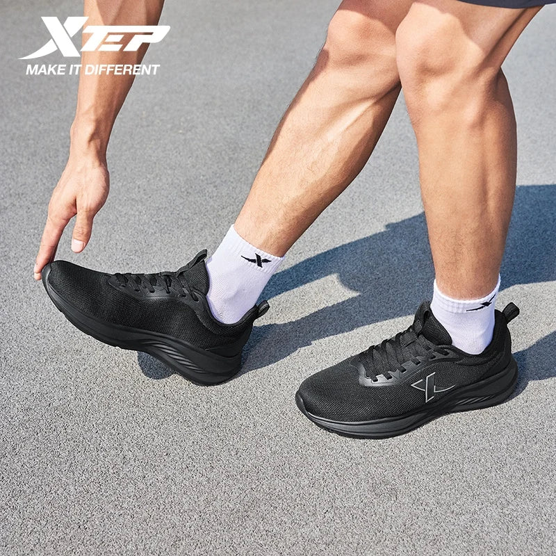 Xtep Running Shoes For Men 2026 Summer Breathable Mesh Shoes Soft-soled Shock Absorbing Lightweight Sports Shoes 875419110053