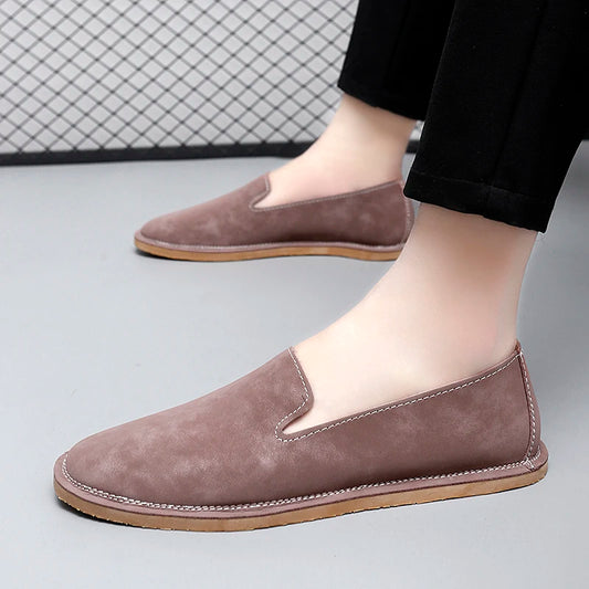 Men's Comfortable Lace-Up Leather Shoes Business Casual Dress Shoes for Men