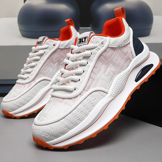 Sneakers Men Running Walking Knit Shoes Fashion Casual High Quality Sport Athletic Shoes