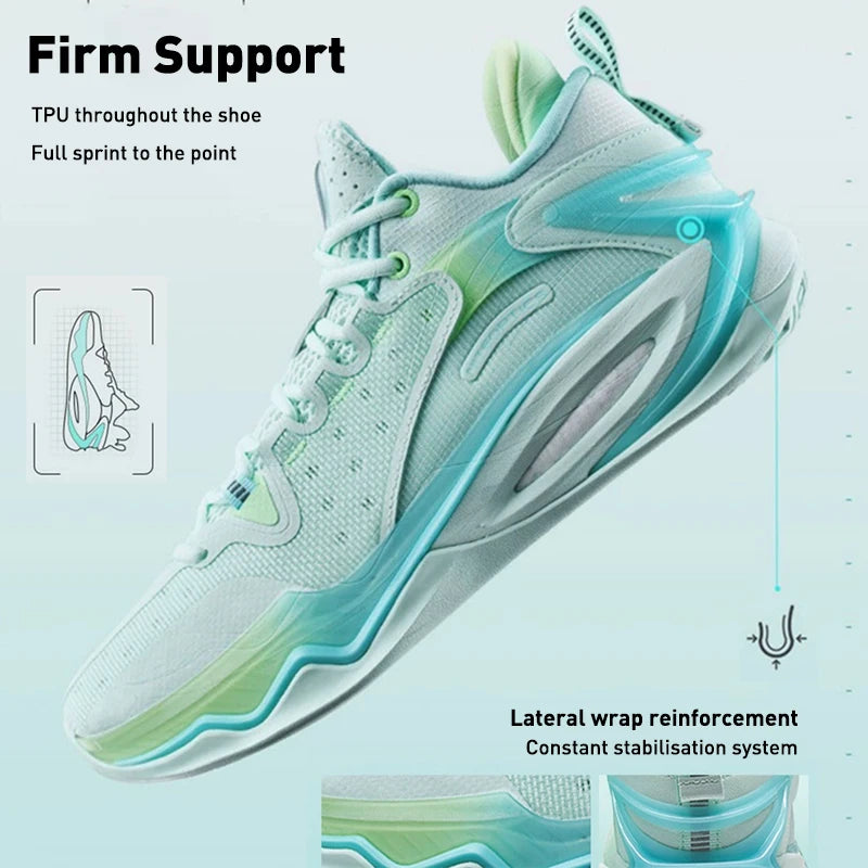 Xtep Light Attack 2.0 V3 Basketball Shoes For Men  Spring Wear-Resistant