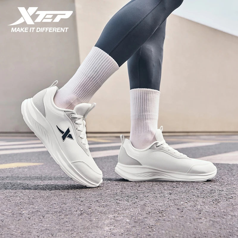 Xtep Running Shoes For Men Shock Absorption Cushioning Lightweight Sport Shoes