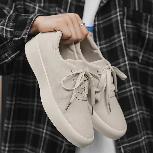 Men's shoes, niche style, versatile, work sports style, casual board shoes
