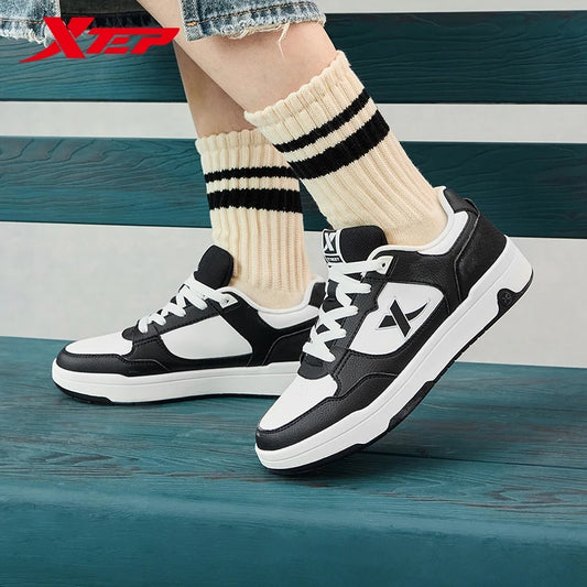 Xtep Skateboarding Shoes For Women  Winter Wear-Resistant Skate Shoes