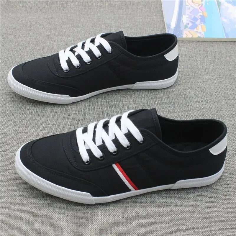 Breathable Lace-up Canvas Sneakers