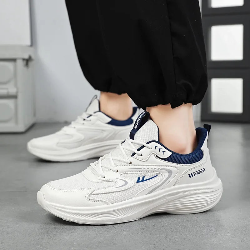 Summer Lightweight Running Shoes Soft Bottom Breathable Casual Thin Style Shock Absorption Student Sports Sneakers