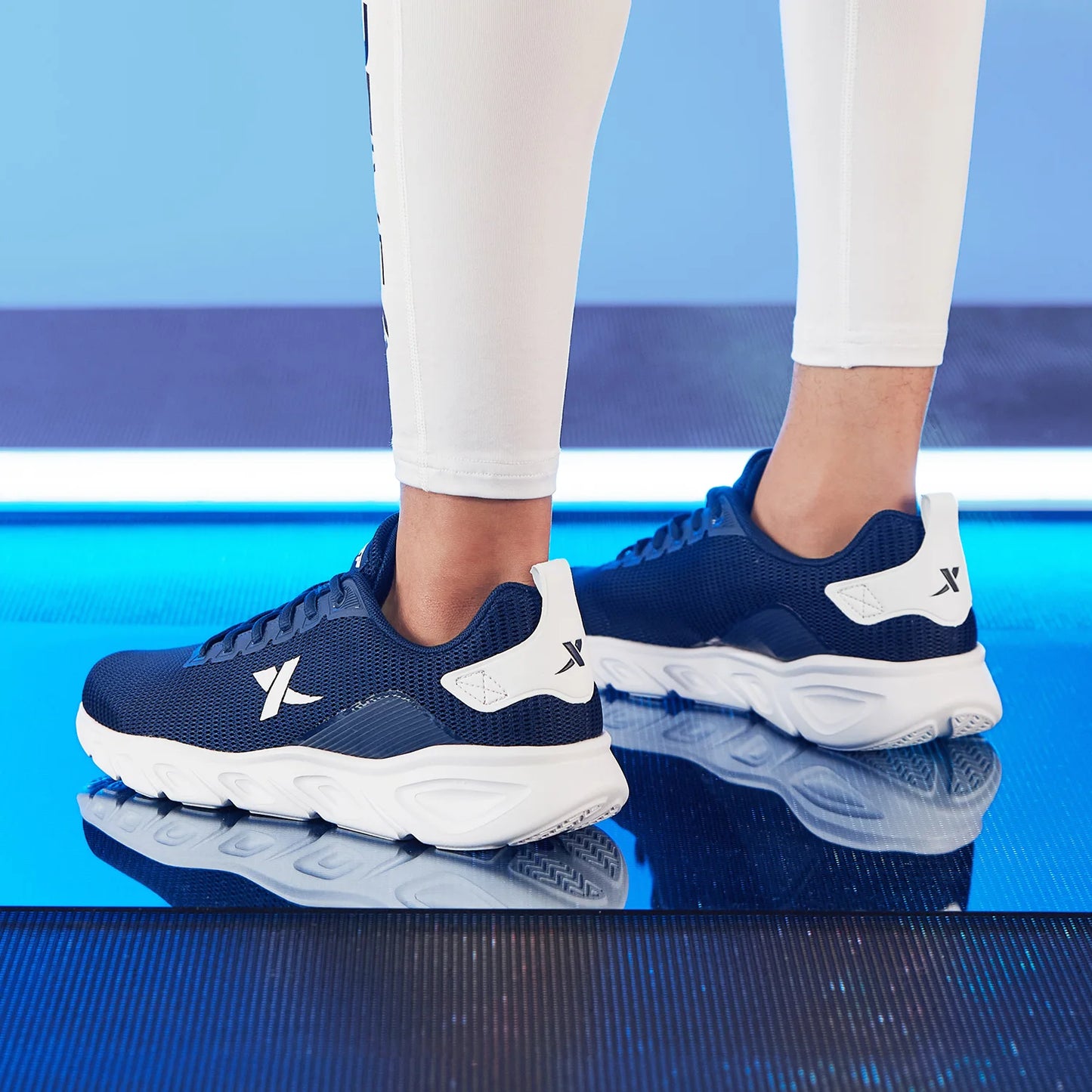 Xtep Running Shoes For Men 2026Spring Sweat-Absorbing Sports Shoes Wear-Resistant Stability Sporty Sports Sneakers 880119115131