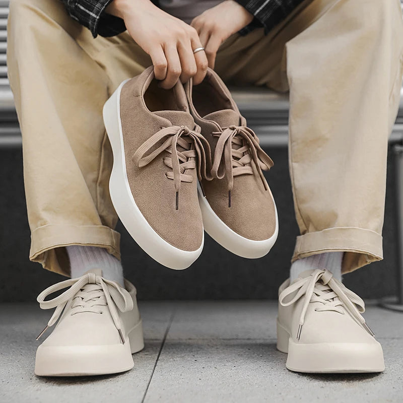 Men's shoes, niche style, versatile, work sports style, casual board shoes