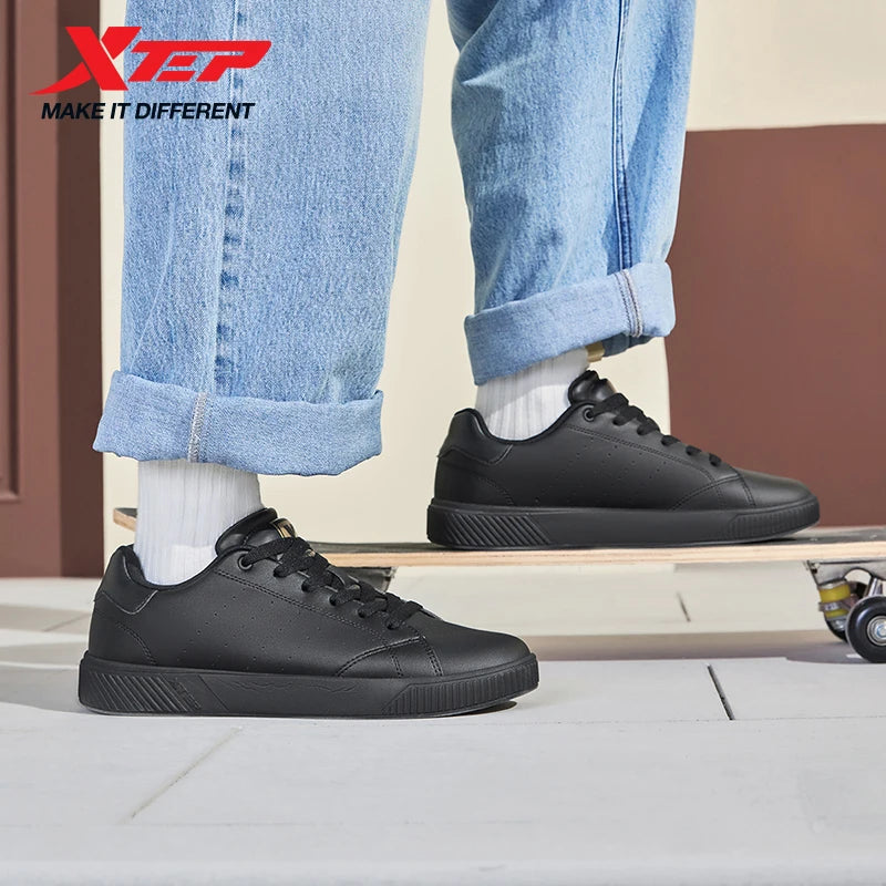 Xtep Skateboarding Shoes For Men Comfortable Quick-Drying Sweat-Absorbing