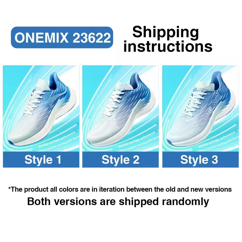 Onemix New Breathable Speed Running Shoes Men