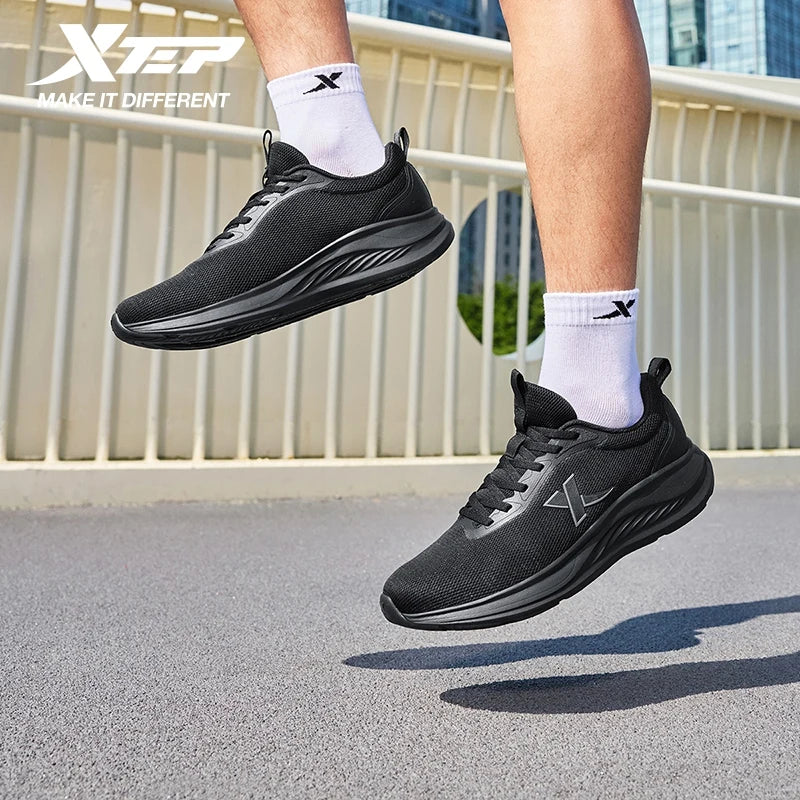 Xtep Running Shoes For Men 2026 Summer Breathable Mesh Shoes Soft-soled Shock Absorbing Lightweight Sports Shoes 875419110053