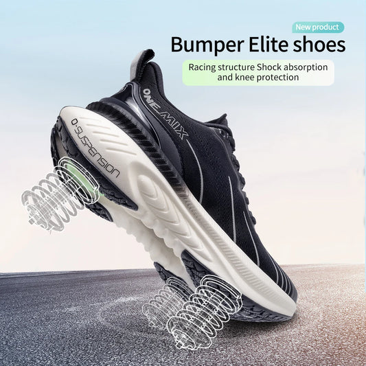 ONEMIX New Cushioning Running Shoes For Men Suitable Heavy Runners