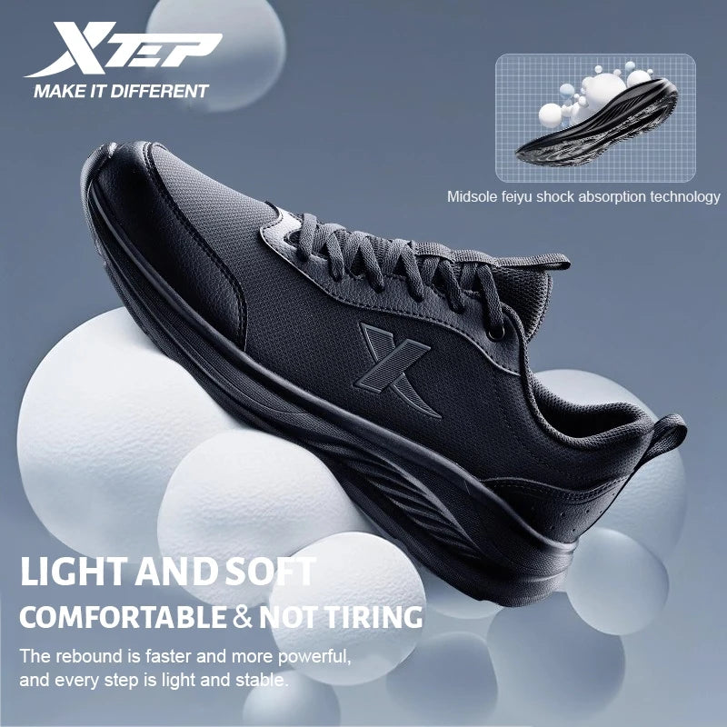 Xtep Running Shoes For Men Shock Absorption Cushioning Lightweight Sport Shoes