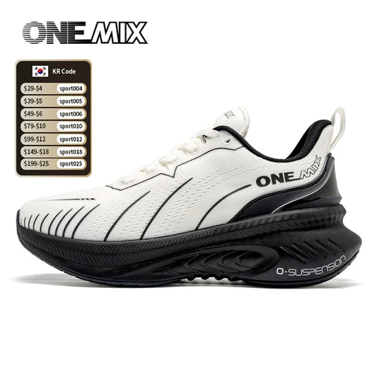 ONEMIX New Cushioning Running Shoes For Men Suitable Heavy Runners