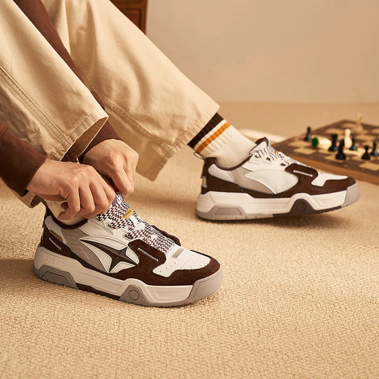 Xtep Bread Casual shoes For Men  Winter Wear-Resistant Board Sports Shoes