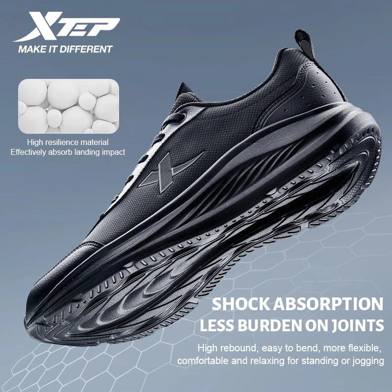 Xtep Running Shoes For Men Shock Absorption Cushioning Lightweight Sport Shoes