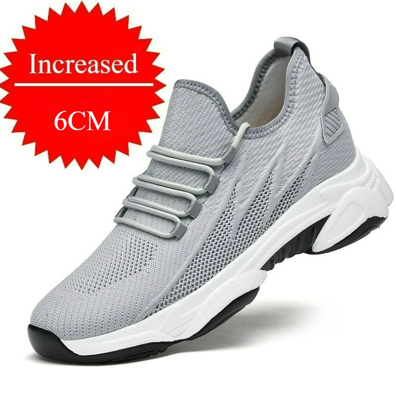 Men's Shoes 10cm Height Increase Sneakers Outdoor Breathable Casual Shoes