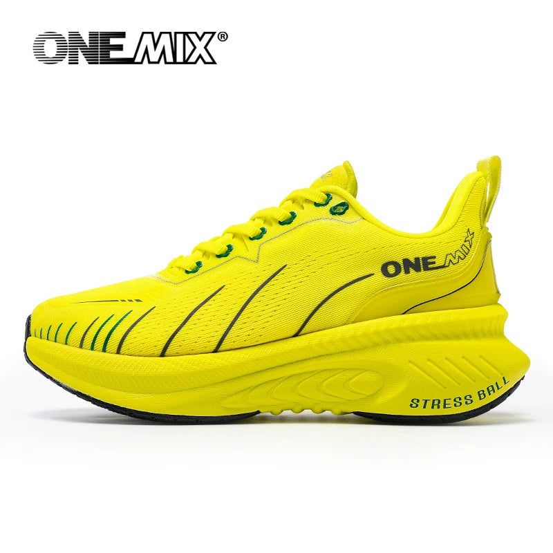 ONEMIX New Cushioning Running Shoes For Men Suitable Heavy Runners