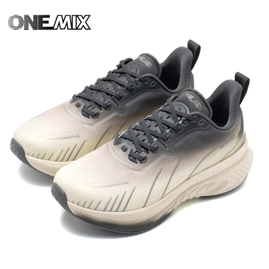 ONEMIX New Running Shoes men Autumn Winter Thick Soled Sports Shoes