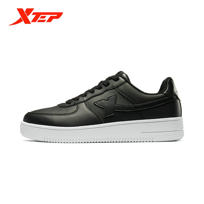 Xtep Women Men Skateboarding Shoes Non-Slip Casual White Couple Skate Sneakers Male Female Luxury Brand Shoes 881219319851
